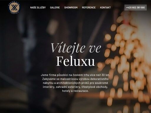 felux je firma působící na českém trhu více než 30 let. zabýváme se malosériovou výrobou dekorativního nábytku a architektonických prvků pro soukromé interiéry, zahradní exteriéry, lifestylové obchody, hotely a restaurace. zakázkový výroba nábytku a svítidel.