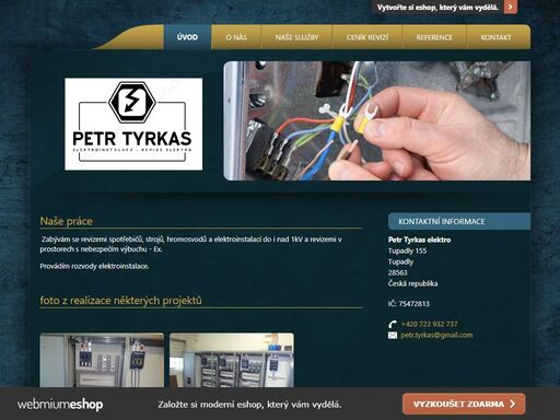 petrtyrkaselektro.webmium.com