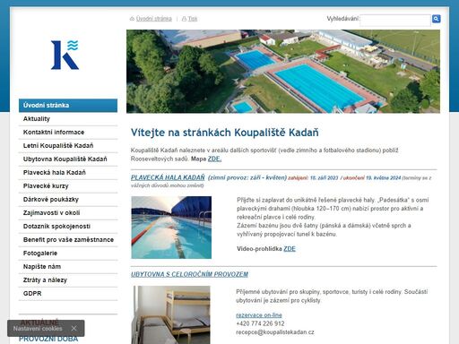 www.koupalistekadan.cz