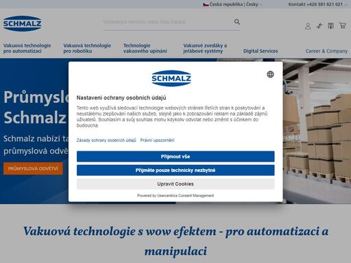 společnost schmalz je jedním z předních světových dodavatelů vakuové techniky. efektivní řešení pro automatizaci, manipulaci a upínací techniku. více!