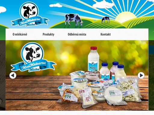 officiální webové stránky mlékárny mláka