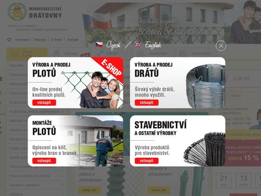 největší český výrobce pletiva, především poplastované pletivo a příslušenství. návrh a montáže plotů a oplocení. 