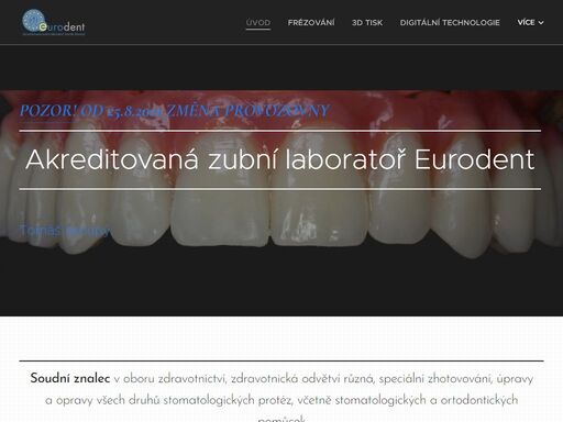 zubní laboratoř eurodent
