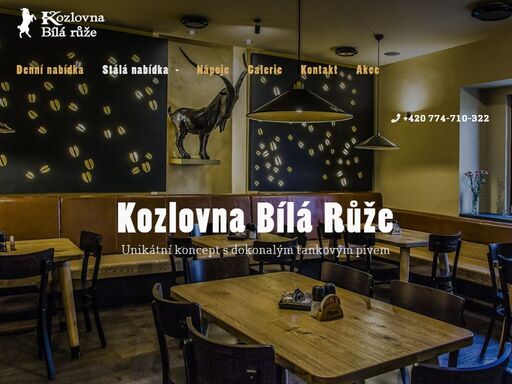 restaurace kozlovna čáslav - s tankovým kozlem čepovaným v nejvyšší kvalitě a dobrou českou kuchyní