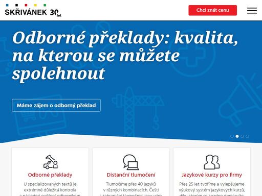 potřebujete překlad nebo jazykový kurz? hledáte tlumočníka? vytvoříme vám nabídku na míru a cenu budete znát hned. jsme spolehlivý partner pro jazykové služby.