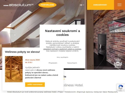 absolutum wellness hotel nabízí ubytování v moderním designovém hotelu v praze 7 holešovicích. špičkové ubytovací služby doplňuje stylový bar a...