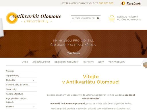 www.antikvariatolomouc.cz