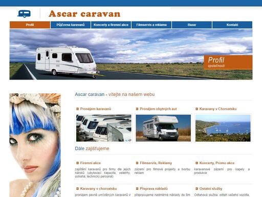 půjčovna karavanů a obytných aut