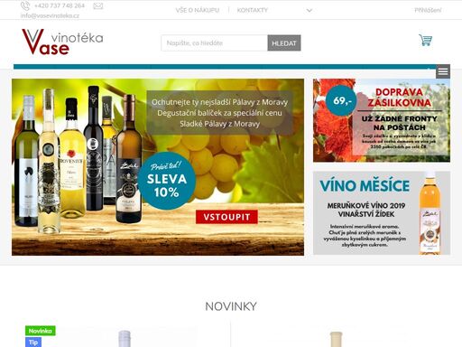 homepage. váš specialista na kvalitní moravská vína
 