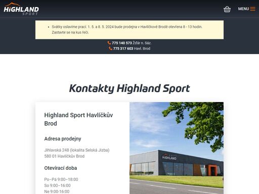 highland-sport.cz/kontakt