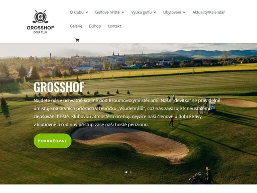 golfový club grosshof je prvním a jediným devítijamkovým golfovým hřištěm na náchodsku. přijďte si zahrát golf.