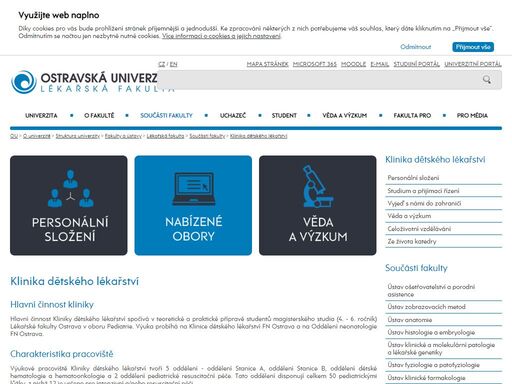 klinika dětského lékařství lf ou - oficiální internetové stránky ostravské univerzity.