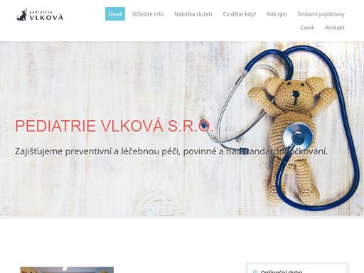 www.pediatrievlkova.cz