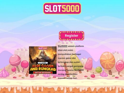 slot5000 merupakan situs game online gacor terbaru resmi terbaik gampang maxwin di indonesia. masih banyak bonus menarik lainnya untuk anda claim setiap hari.