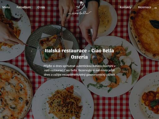 navštivte nás a užijte si skvělou atmosféru a chuť itálie. restaurace ciao bella osteria nabízí lasagne, pizzu, delikátní těstoviny a saláty.