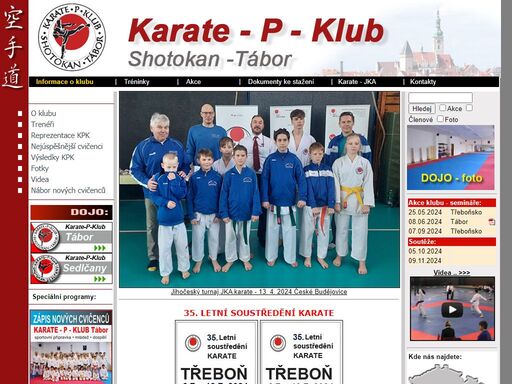 karate-p-klub shotokan tábor - oddíl karate