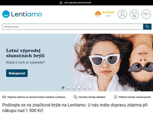 objednejte si kontaktní čočky a brýle od známých značek za nejvýhodnější cenu. navštivte naše optiky v centru prahy a brna! lentiamo.cz, dříve vašečočky.
