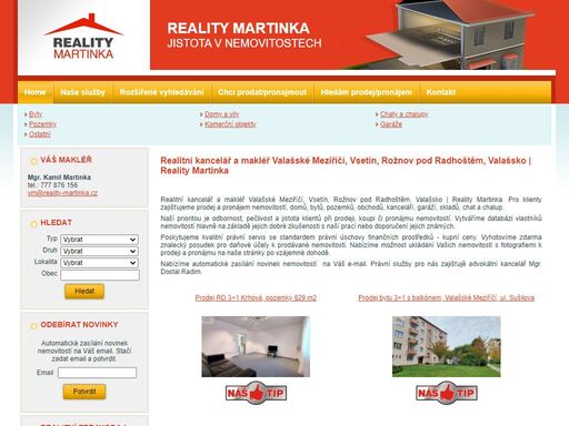 www.reality-martinka.cz