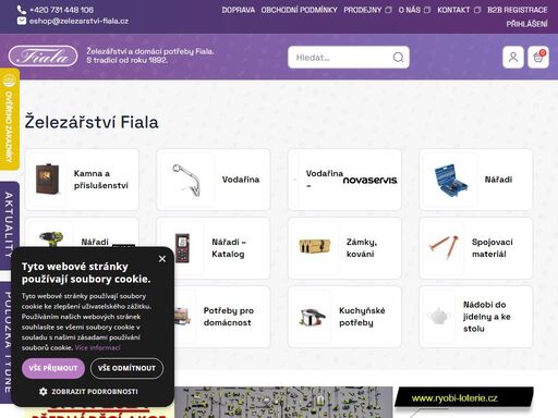 železářství fiala – železářství a domácí potřeby