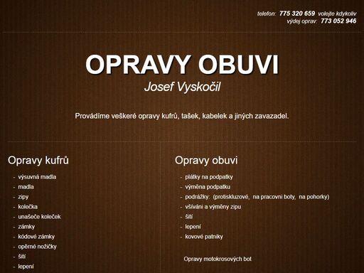 www.opravykufru.cz