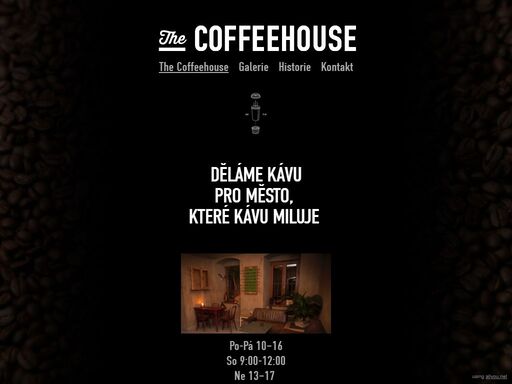 the coffeehouse kavarna v susice na sumave. prazime regionalni kafe pluma. 