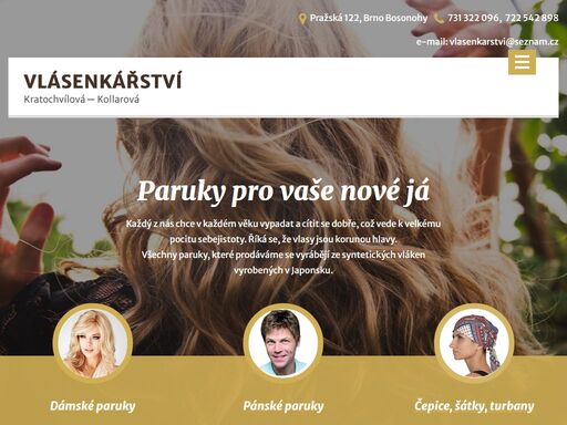 www.paruky-kratochvilova.cz
