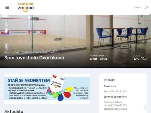 www.sportovisteznojmo.cz/sportovni-hala-dvorakova