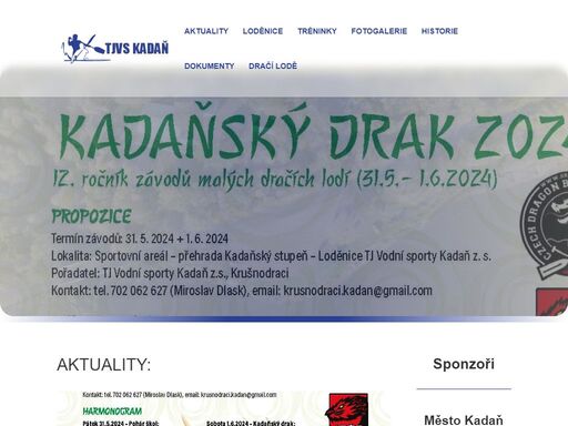 www.tjvskadan.cz