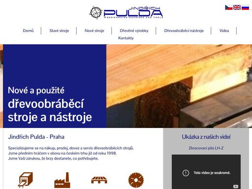 firma jindřich pulda je od roku 2003 na trhu dřevoobráběcích strojů a nástrojů a to jak na domácím, tak i na zahraničním. spolupracujeme se zeměmi jako je slovensko, polsko, maďarsko, ukrajina, bělorusko, rusko, estonsko, litva a lotyšsko.
