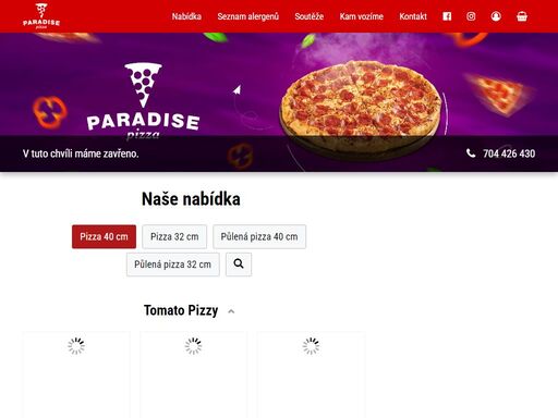 pizza paradise | objednej online - jídlo365.cz