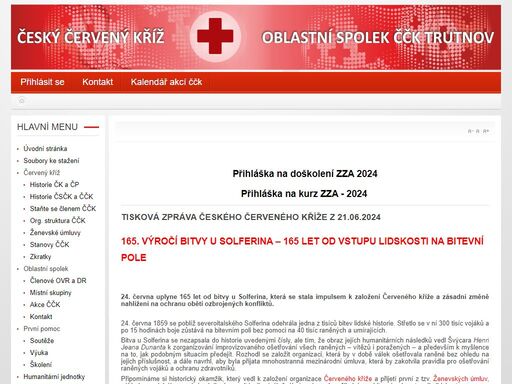 český červený kříž trutnov - oblastní spolek českého červeného kříže
