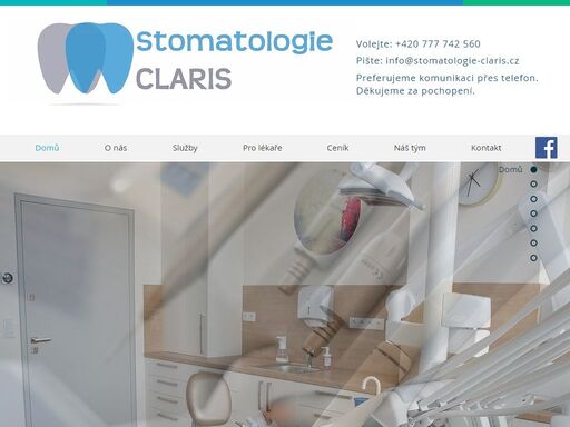 www.stomatologie-claris.cz