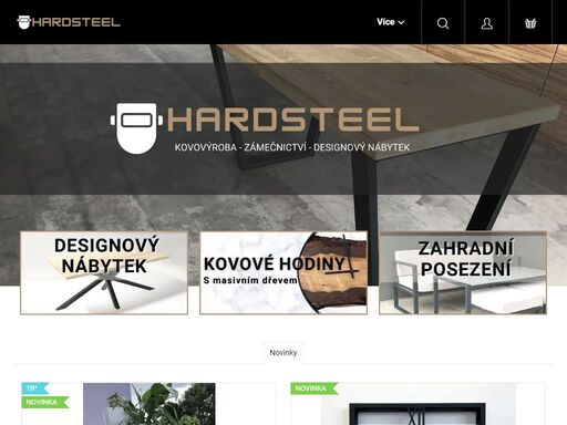 hardsteel e-shop. vítáme vás v internetovém obchodě, kde pořídíte nejoblíbenější produkty z dílny hardsteel. najdete zde ručně vyráběný nábytek a další designové produkty, u kterých je dbáno především na jejich kvalitu a praktičnost. pokud se chcete o značce dozvědět víc, navštivte náš prezentační web www.hardsteel.cz…
