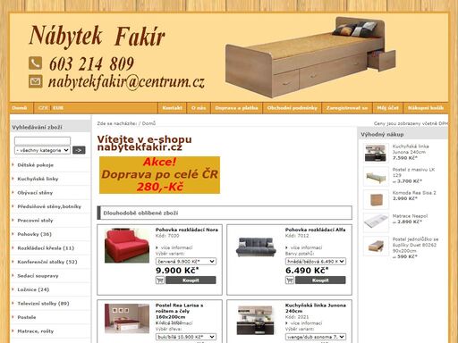 internetový obchod s nábytkem. nabízíme široký výběr moderního nábytku.