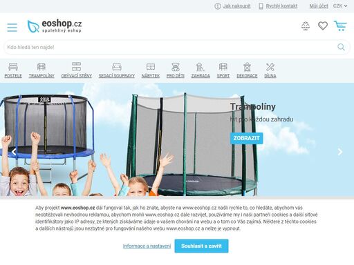 eoshop spolehlivý a stále se rozšiřující internetový obchod, kde naleznete největší nabídku zboží na internetu.