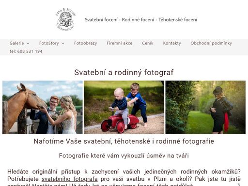 svatební a rodinný fotograf plzeň a klatovy - fotostudio. nafotíme vaše svatební i rodinné fotografie, ve fotostudiu, parku nebo zahradách.