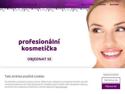 profesionální kosmetička pracující s kosmetikou alcina pro blansko a okolí.