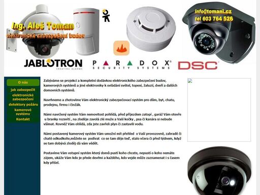 zabezpečení budov, ezs,eps montáž, cctv požární čidla, inteligentní domy, kamery, jablotron, zabezpečovací zařízení , vstupní systémy  kamerové systémy, elektronické zabezpečení budov, vstupní systémy , zvonky,