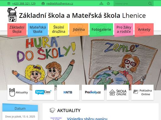 základní škola a mateřská škola lhenice