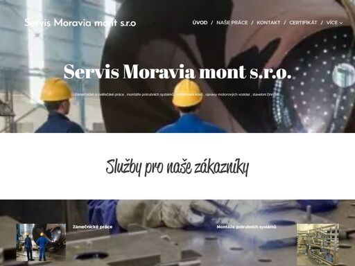 montáže potrubí a inženýrských sítí