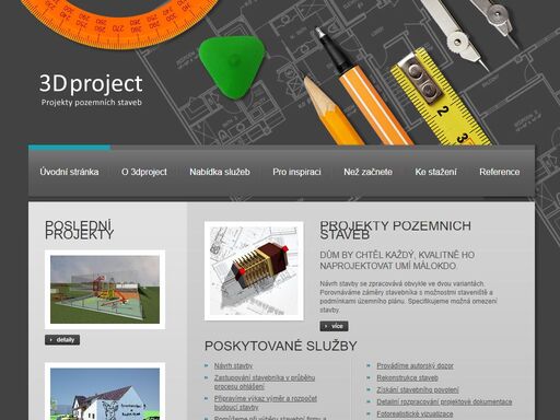 projekty pozemních staveb, příprava realizace, zpracování dotací  zelená úsporám
