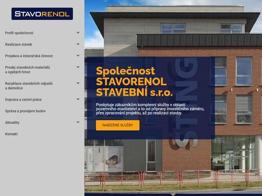 stavorenol poskytuje zákazníkům komplexní služby v oblasti pozemního stavitelství a to od přípravy investičního záměru, ...