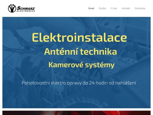 anténní technika kamerové systémy pohotovostní elektro opravy do 24 hodin od nahlášení
