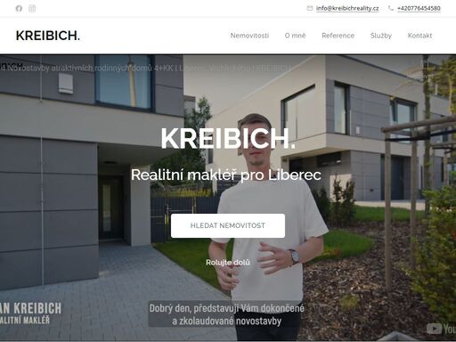 realitní makléř v liberckém kraji zaměřený na prodej a pronájem nemovitostí