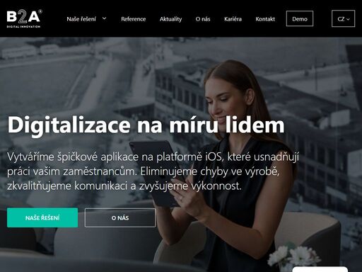 vytváříme špičkové aplikace na platformě ios, které usnaňují práci vašim zaměstnancům. eliminujeme chyby ve výrobě, zkvalitňujeme komunikaci a zvyšujeme výkonnost.