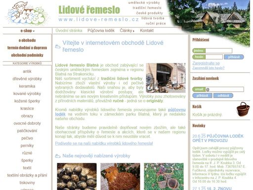 lidové řemeslo | www.lidove-remeslo.cz | umělecké výrobky, tradiční řemeslo, české produkty, lidová tvorba, ruční práce