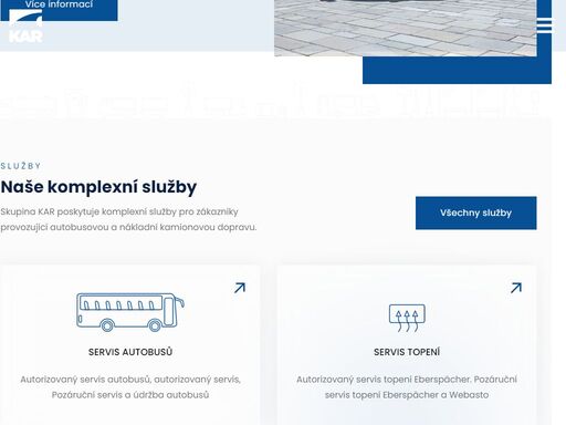 skupina kar poskytuje komplexní služby pro zákazníky provozující autobusovou a nákladníkamionovou dopravu.