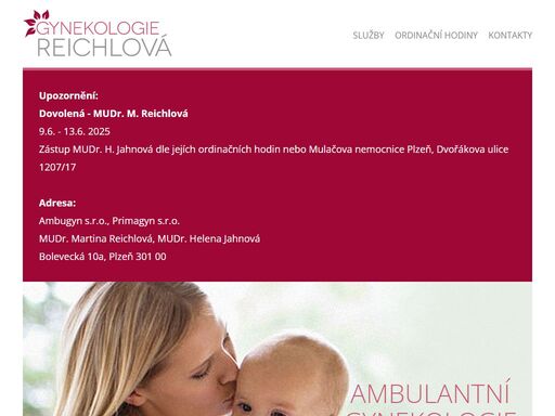 gynekologická ordinace v plzni, pravidelné preventivní prohlídky, odběry cytologie, lbc, sonografické vyšetření a další služby.