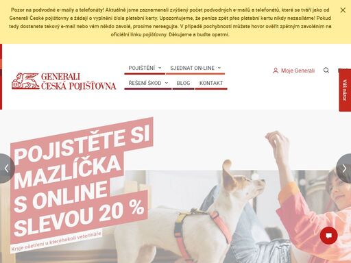 cestujte, jezděte bez obav a užívejte si život s rodinou naplno. o vaše bezpečí se postaráme my. jsme generali česká pojišťovna.