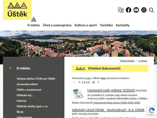 město úštěk -- nejmenší památková rezervace v čr